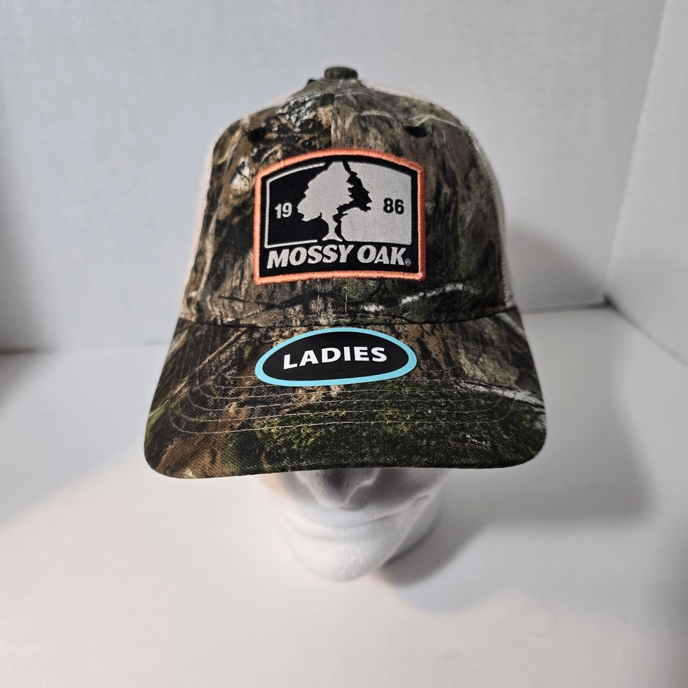 Mossy Oak Snapback Camouflage Ladies Hat Mesh Adjustable Women Baseball Cap New